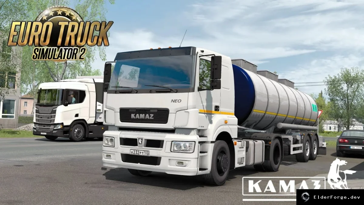 Обложка мода: КамАЗ 5490 NEO и 65206 для Euro Truck Simulator 2 – новые модели 2021