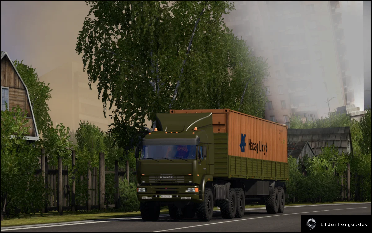 Обложка мода: Kamaz 6460 – новая модель грузовика для Euro Truck Simulator 2