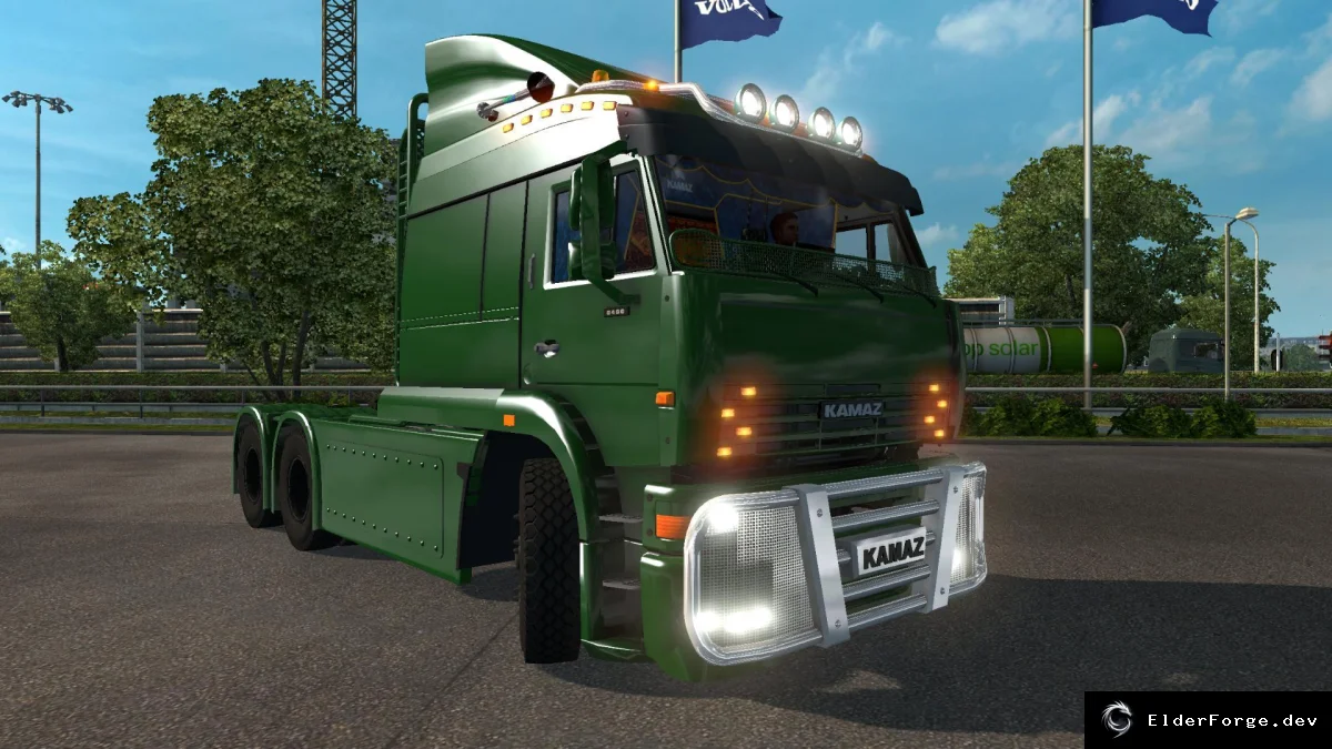 Обложка мода: KamaZ 6460 Reworked – Полностью переработанный Камаз для ETS2