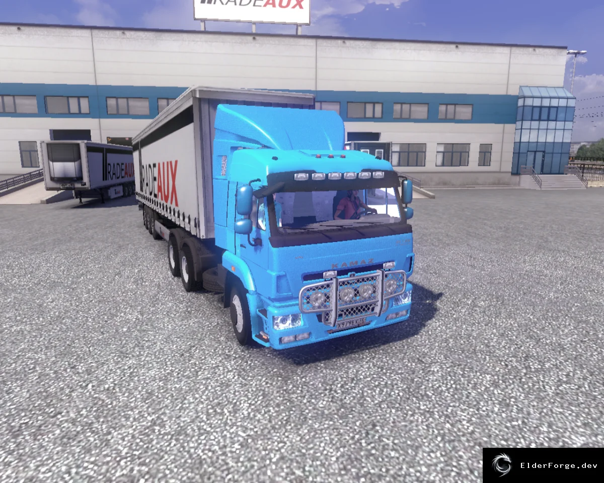 Обложка мода: Kamaz 65116 – новый грузовик для Euro Truck Simulator 2
