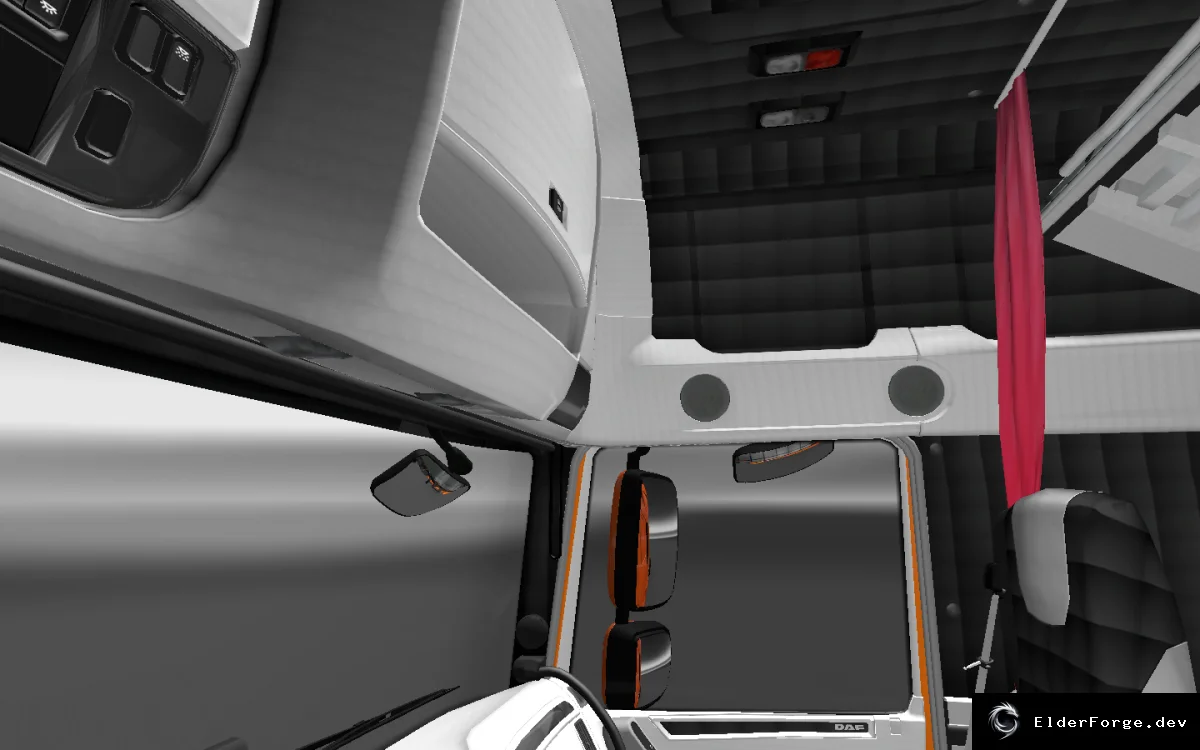 Обложка мода: Карбоновый салон для DAF Euro 6 в Euro Truck Simulator 2