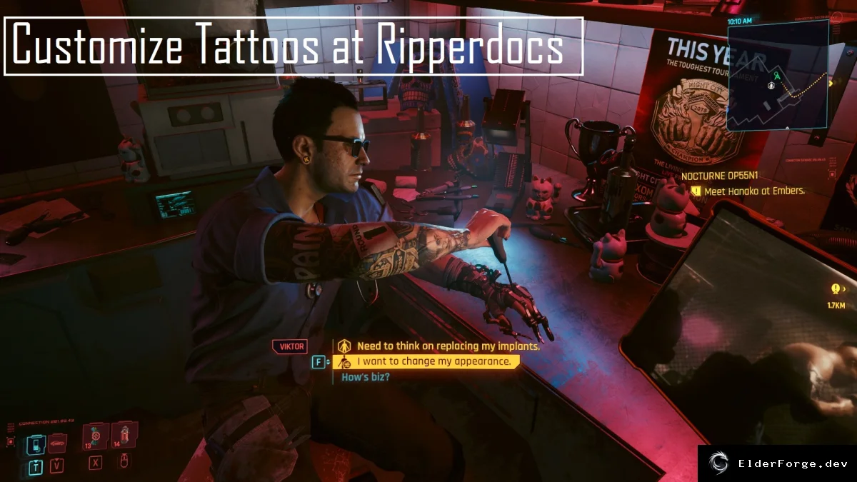 Обложка мода: Кастомизация тату у риперов в Cyberpunk 2077