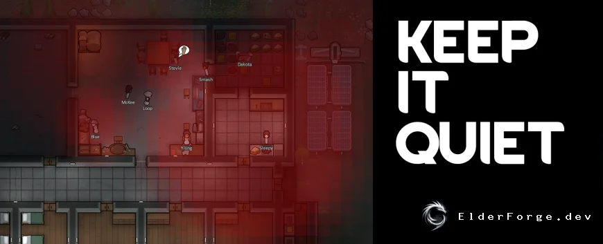 Keep It Quiet – система шума и тишины для RimWorld