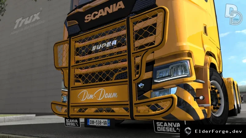 Обложка мода: Кенгурятник Scania NextGen S/R – новые скины для Euro Truck Simulator 2