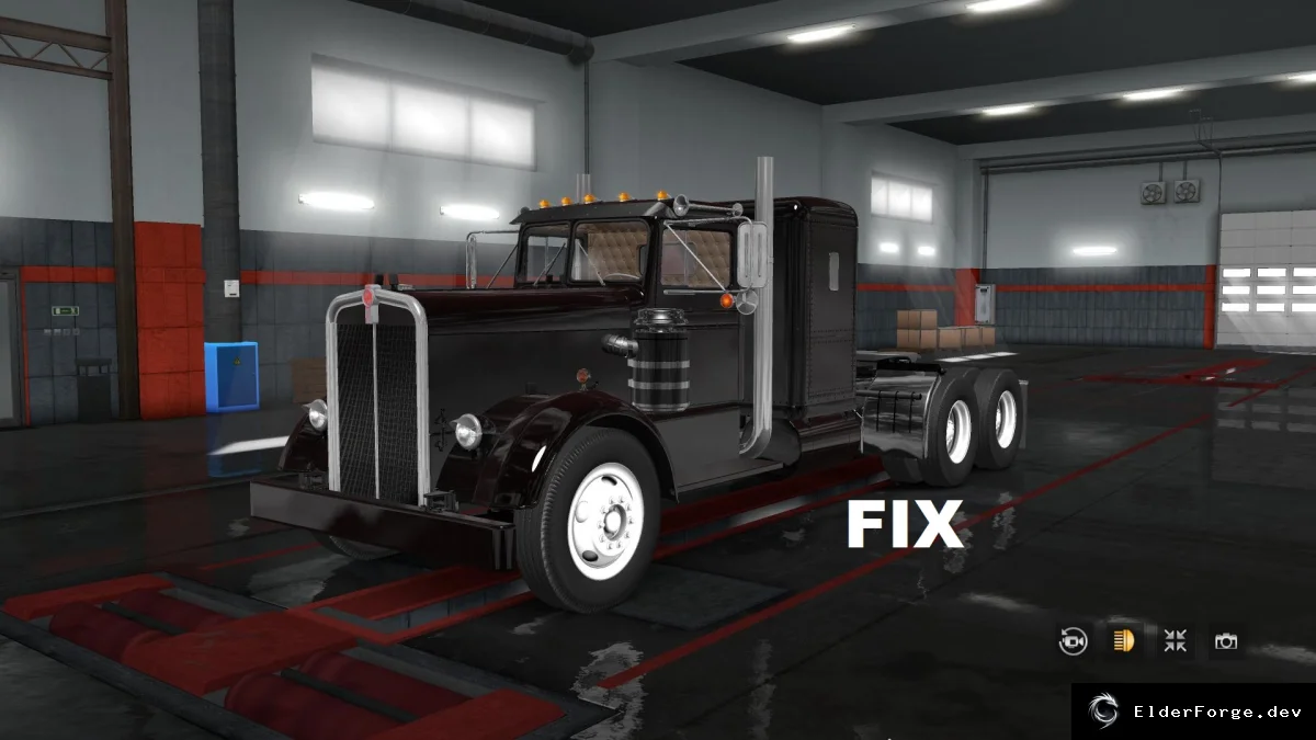 Обложка мода: Kenworth 521 Fix для Euro Truck Simulator 2 – совместимость с версиями 1.31‑1.32