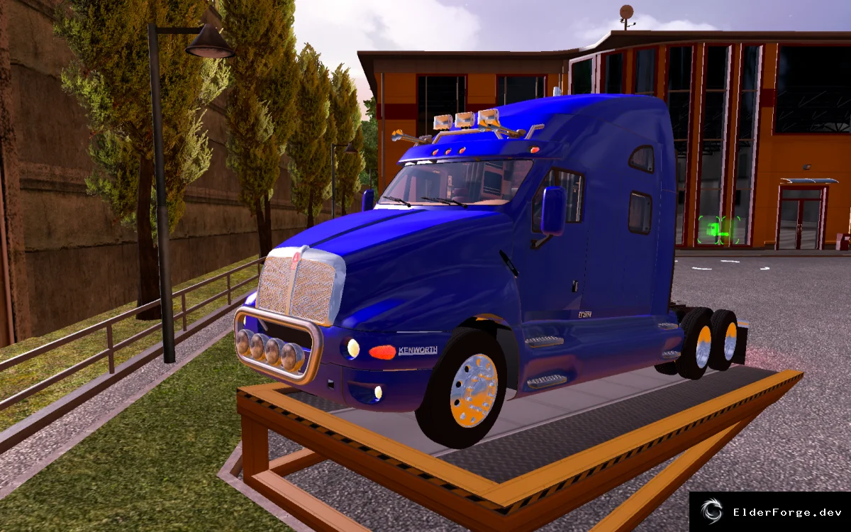 Обложка мода: Kenworth T-2000 с 1000 л.с. и уникальными звуками для Euro Truck Simulator 2