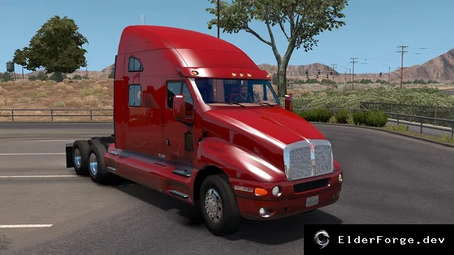 Обложка мода: Kenworth T2000 для Euro Truck Simulator 2 – полная комплектация и тюнинг