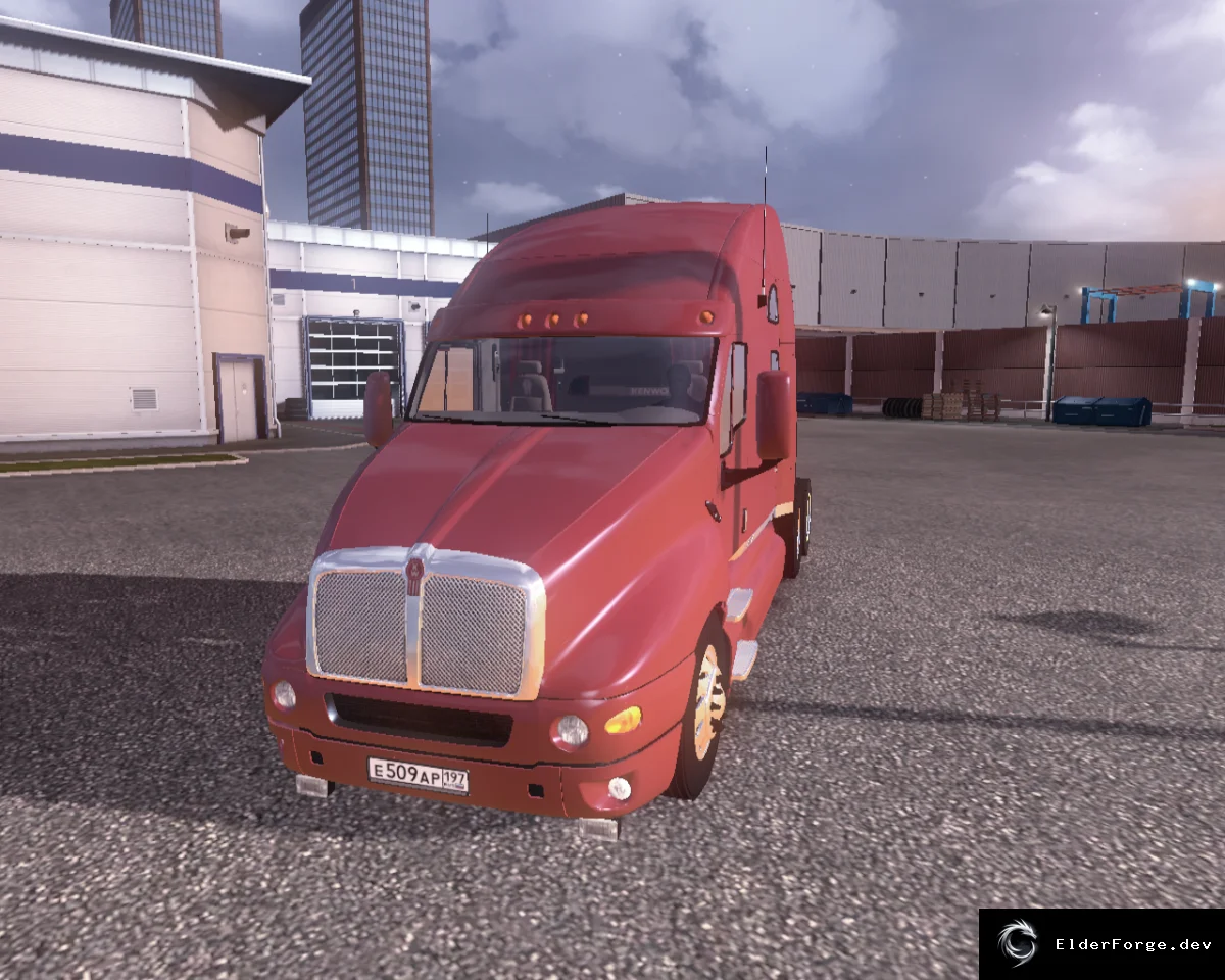 Обложка мода: Kenworth T2000 для Euro Truck Simulator 2 – реальная модель 2023