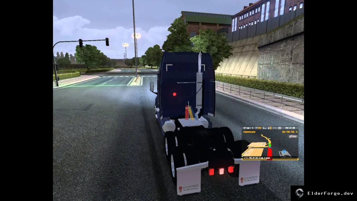Обложка мода: Kenworth T2000 с двумя интерьерами и 1020 л.с. – мод для ETS2