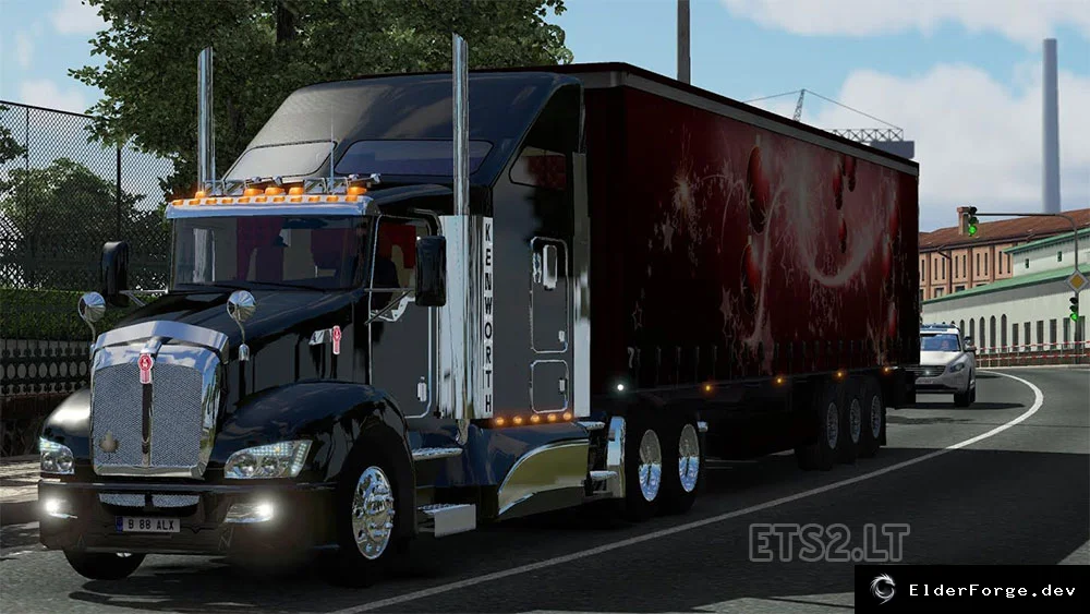 Обложка мода: Kenworth T660 JK Edition – 18‑ступенчатый грузовик для ETS2 1.15.x