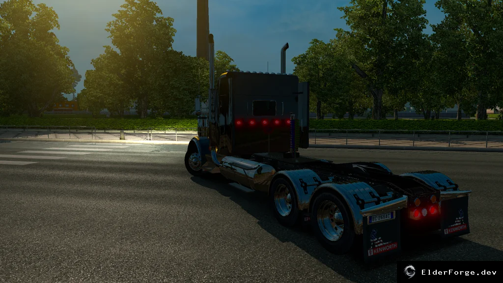 Обложка мода: Kenworth T800 v2 – новый грузовик для Euro Truck Simulator 2