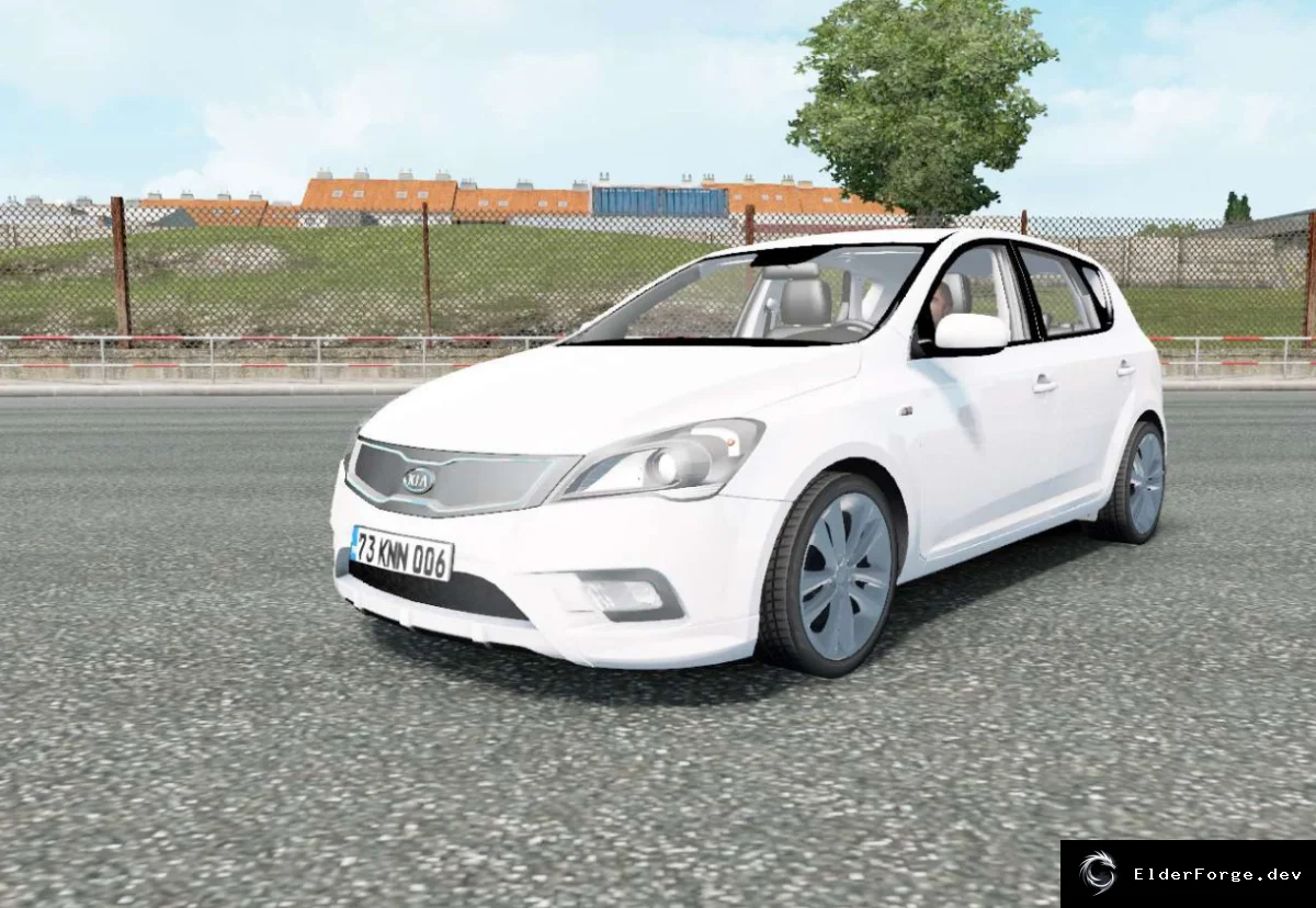 Обложка мода: Kia Ceed (ED) 2009 – новый автомобиль для Euro Truck Simulator 2