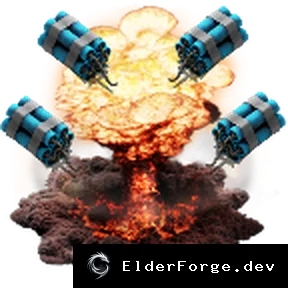 Обложка мода: Клифф Нюкс – ядерные доспехи для разрушения скал в Factorio