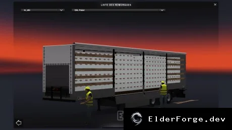 Обложка мода: Колбасный прицеп для Euro Truck Simulator 2 – автопогрузка с салями