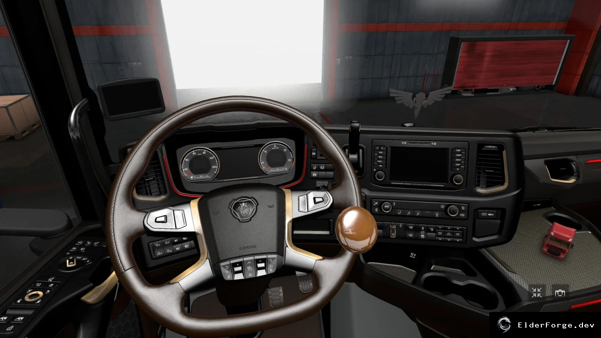 Обложка мода: Коллекция интерьеров 17 для Euro Truck Simulator 2 – новые салоны и улучшенные стеклоочистители