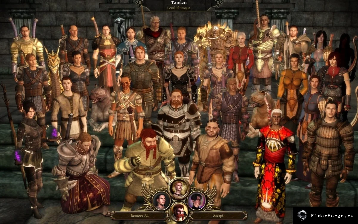 Обложка мода: Компаньоны Кармы: новые постоянные спутники для Dragon Age: Origins