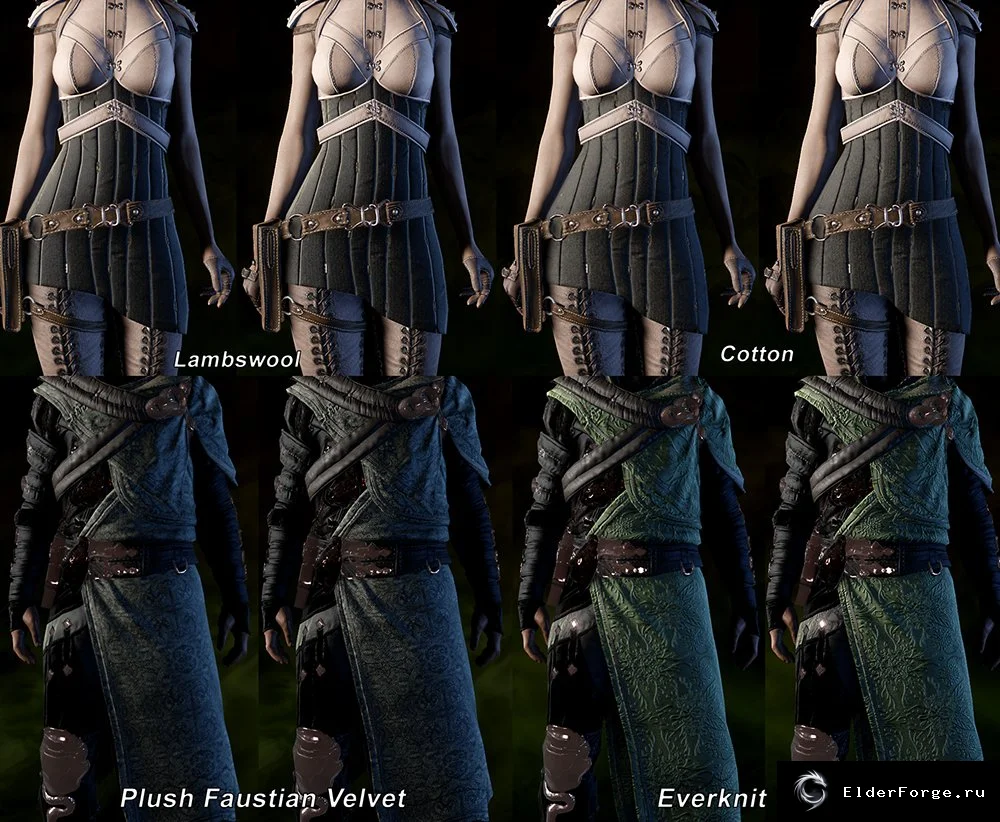 Обложка мода: Korik's Fabric Edits – улучшенные текстуры ткани для Dragon Age: Inquisition