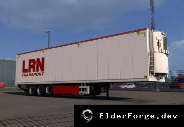 Обложка мода: Kraker Walkingfloor Trailer v1.7 для Euro Truck Simulator 2 – новые оси, скины и анимация