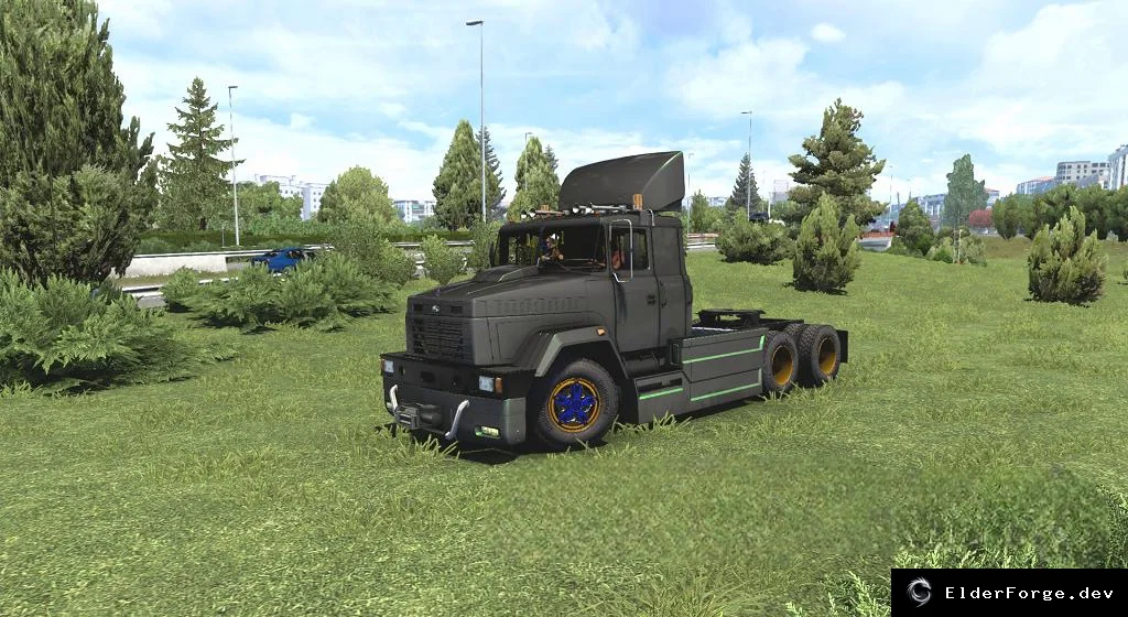 Обложка мода: КрАЗ 64431 1997 – новый грузовик для Euro Truck Simulator 2