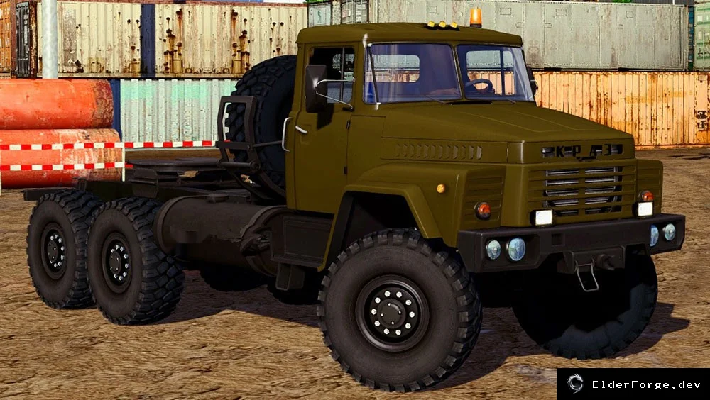 Обложка мода: КрАЗ 64431 – полная адаптация для ETS2 1.20 с 3 кабинами и новыми деталями
