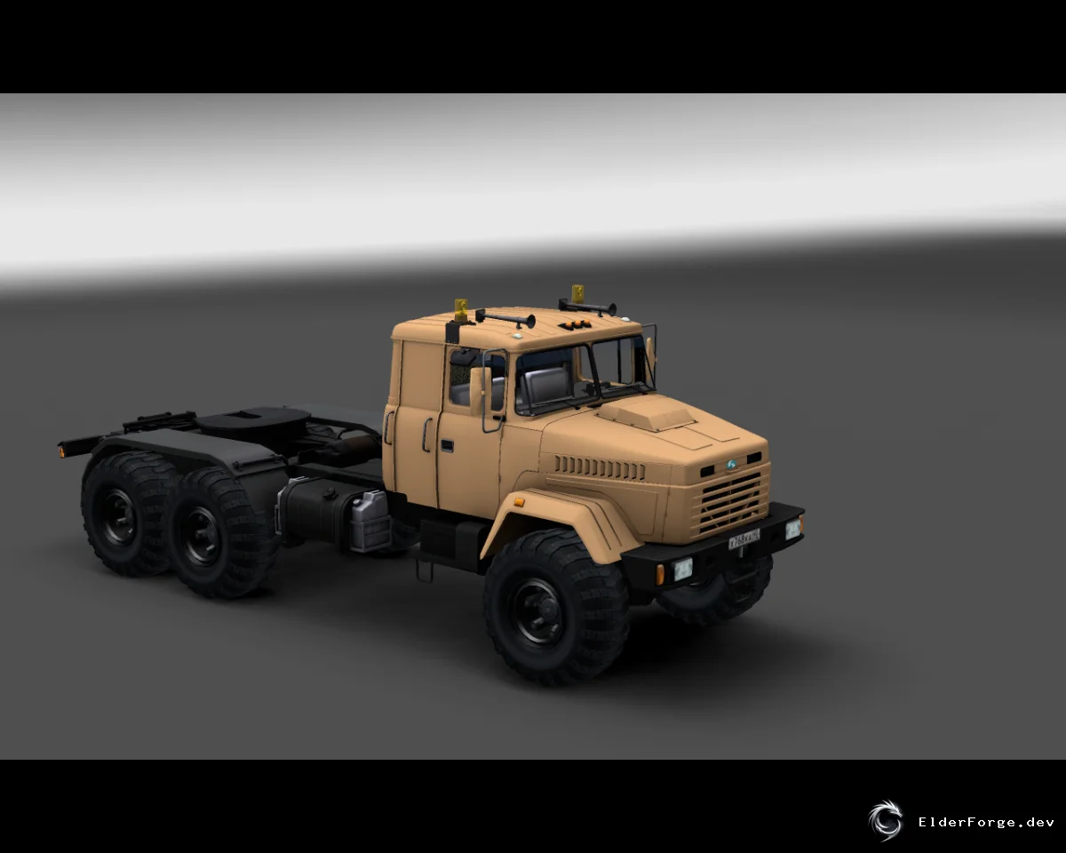 Обложка мода: Kraz 6446/64431 – новый кран для Euro Truck Simulator 2