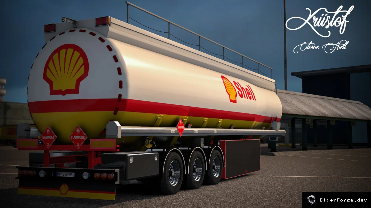 Обложка мода: Криистоф: 15 скинов топливных цистерн для Euro Truck Simulator 2 (ETS2)