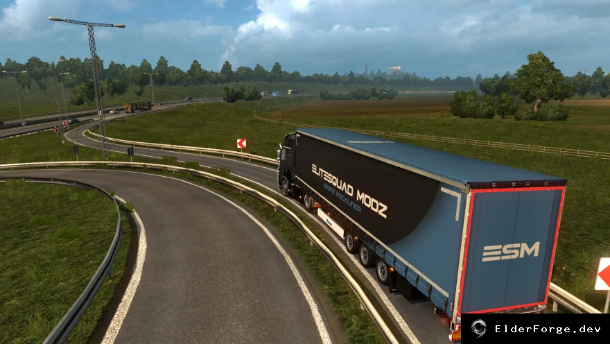 Обложка мода: Krone Megaliner – новый прицеп для Euro Truck Simulator 2 (ETS2)