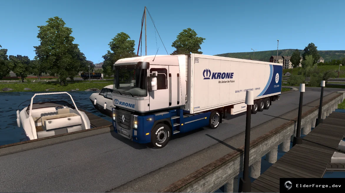Обложка мода: Krone Pack Skins для грузовиков в Euro Truck Simulator 2 – версия 3.0