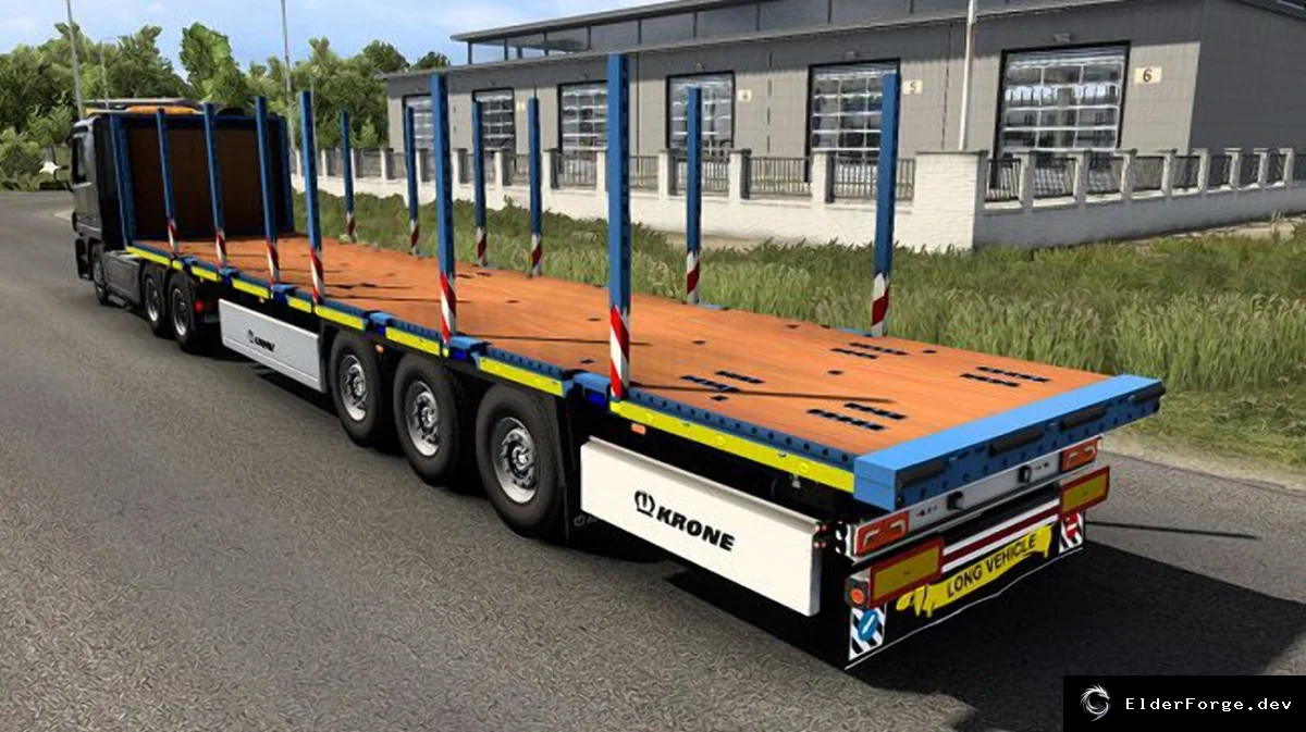 Обложка мода: Krone Profiliner Multisteel – новый прицеп для Euro Truck Simulator 2 (ETS2)