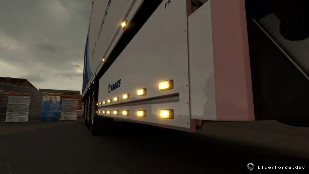 Обложка мода: Krone Slots 0.05 – новые слоты аксессуаров для прицепов Krone в ETS2