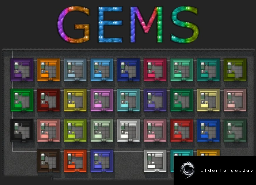 Kura's Extra Gems – 33 новых драгоценных камня для RimWorld