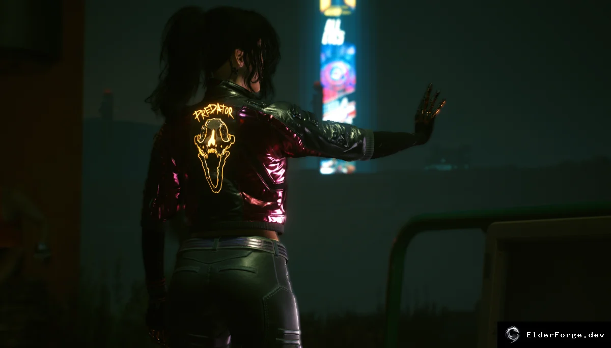 Обложка мода: Куртка Rogue Predator для Cyberpunk 2077 – женская версия для Ви