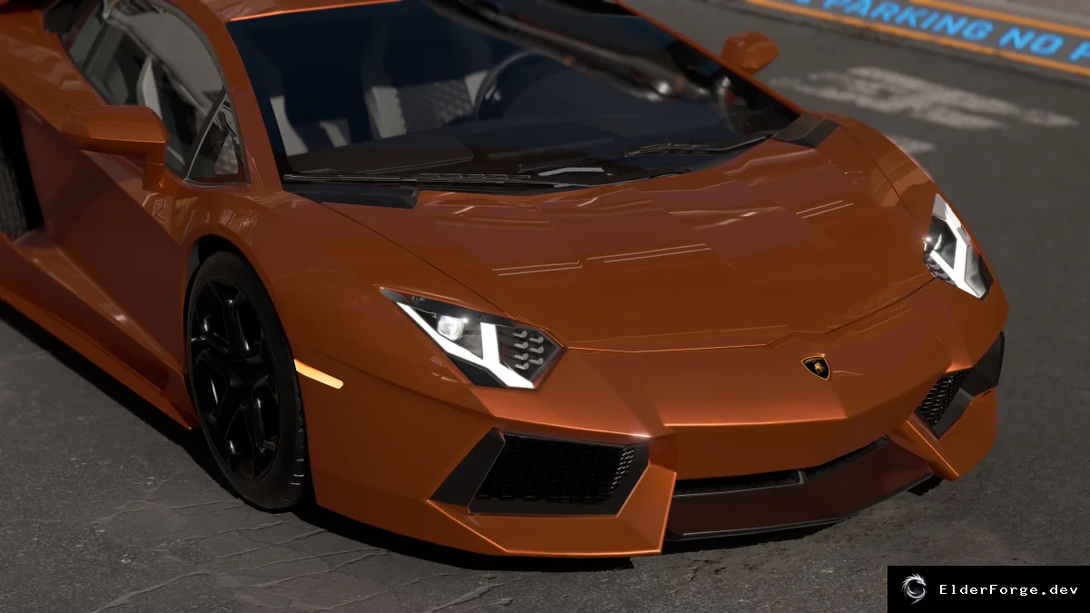 Обложка мода: Lamborghini Aventador LP 700‑4 – суперкар для Cyberpunk 2077
