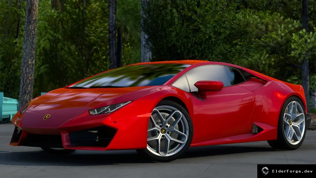 Обложка мода: Lamborghini Huracan LP580‑2 2017 для Euro Truck Simulator 2 – полная комплектация