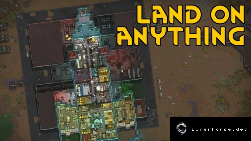 Land On Anything — посадка на любые поверхности в RimWorld