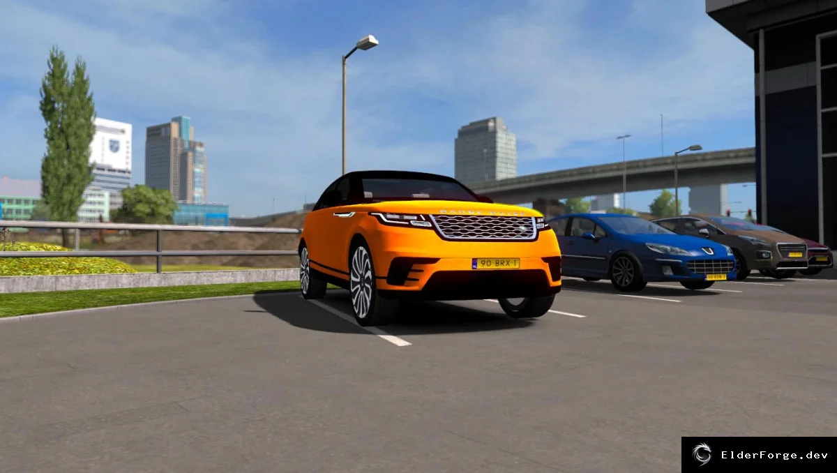 Обложка мода: Land Rover Velar для Euro Truck Simulator 2 – полный набор опций