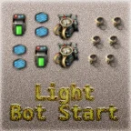Обложка мода: Light Bot Start – лёгкие роботы и модульная броня для Factorio