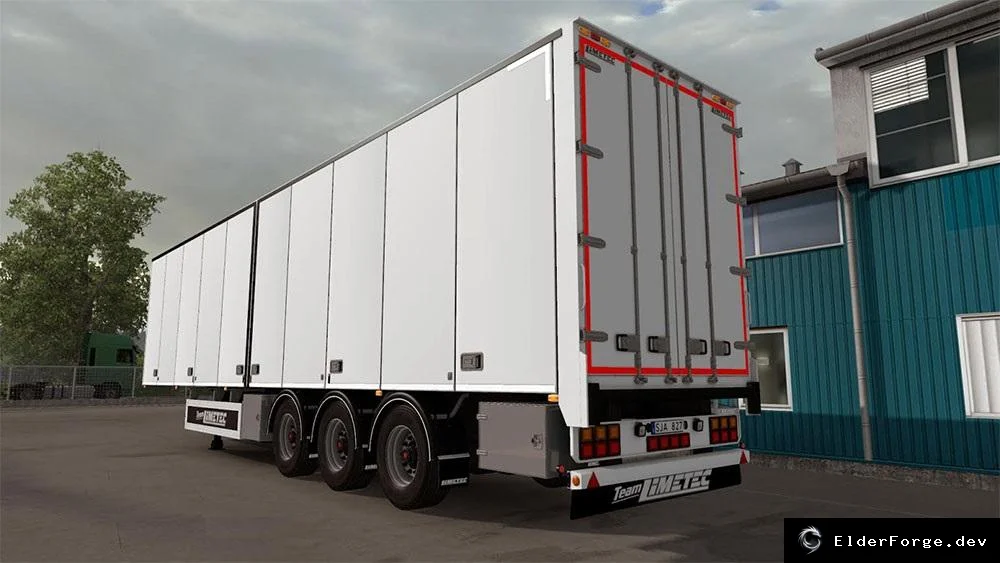 Обложка мода: Limetec V2 – автономный прицеп для Euro Truck Simulator 2