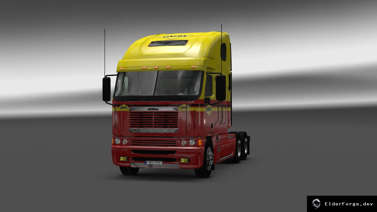 Обложка мода: Linfox Skin для Freightliner Argosy – новый ливрей в Euro Truck Simulator 2