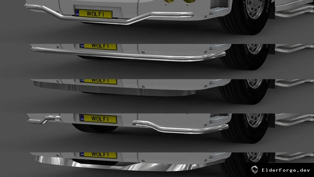Обложка мода: Lobars Pack для Scania RJL – новые барьеры и спойлеры в ETS2