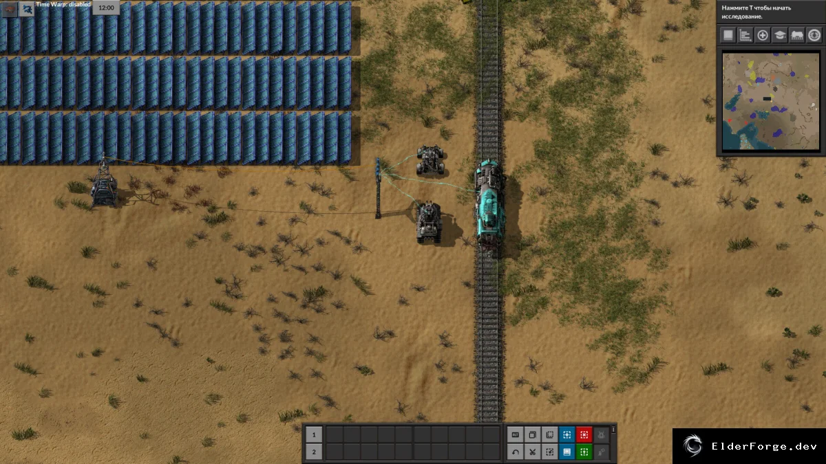 Обложка мода: Localized Charging – электромобиль и электрический танк для Factorio