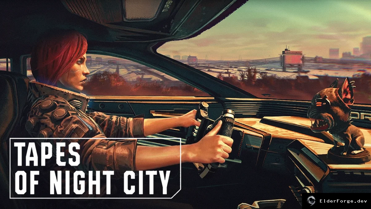 Обложка мода: Lo‑fi альбом Tapes of Night City — саундтрек для Cyberpunk 2077