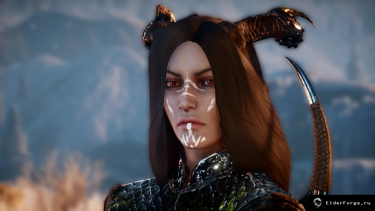 Обложка мода: Longhair для женских кванари в Dragon Age: Inquisition – роскошная прическа