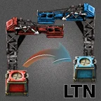 Обложка мода: LTN – логистическая железнодорожная сеть для Factorio
