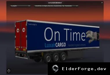 Обложка мода: LuxairCargo Trailer Pack – новые холодильные прицепы для Euro Truck Simulator 2
