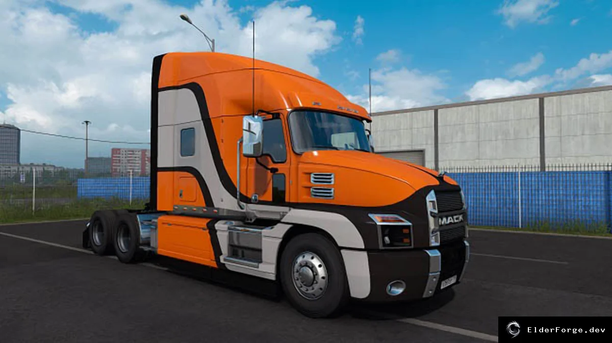 Обложка мода: Mack Anthem для Euro Truck Simulator 2 – полная конверсия (v1.0, 1.39.x)