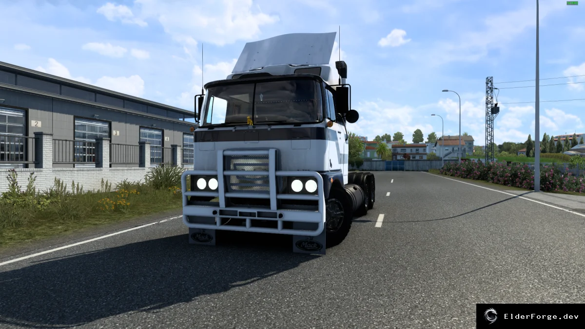 Обложка мода: MACK F700 – новый грузовик для Euro Truck Simulator 2 (ETS2)