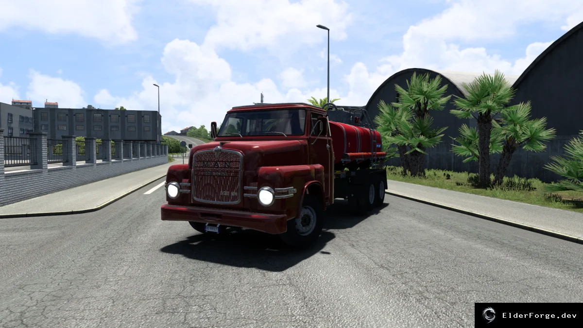 Обложка мода: Man 520 HN – классический грузовик для Euro Truck Simulator 2 (ETS2)