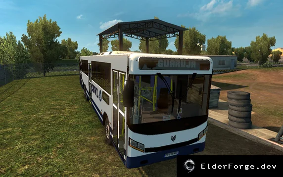 Обложка мода: MAN Bus Triton 2016 с AI‑трафиком для Euro Truck Simulator 2