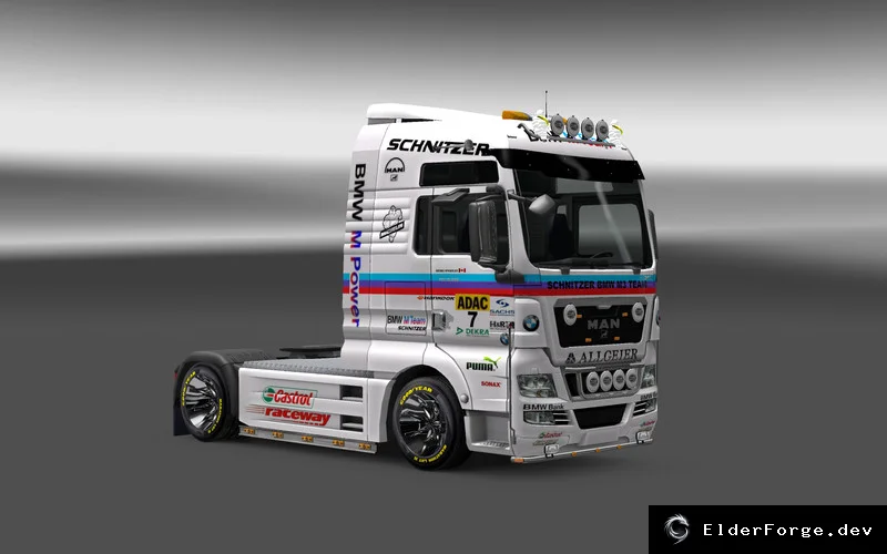 Обложка мода: MAN DTM BMW 2.0 – новый ливр для Euro Truck Simulator 2